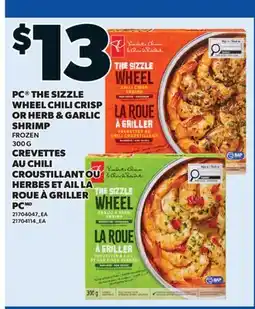 Valu-mart CREVETTES AU CHILI CROUSTILLANT OU HERBES ET AIL LA ROUE À PC offer