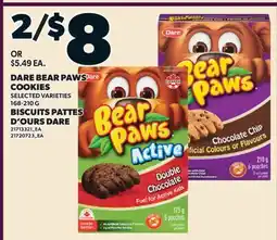 Valu-mart BISCUITS PATTES D'OURS DARE offer