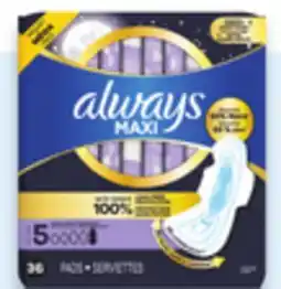 Walmart Always pads offer