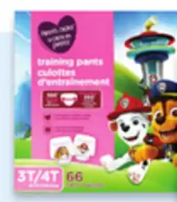 Walmart Parent's Choice training pants offer