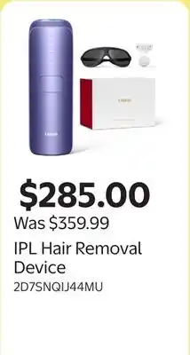 Walmart IPL Hair Removal Device offer