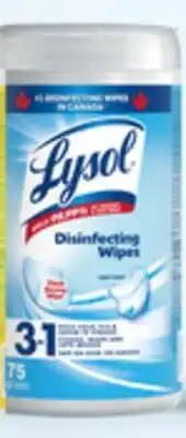 Walmart Lysol wipes 75s - 84s offer