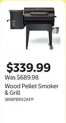 Walmart Wood Pellet Smoker & Grill offer