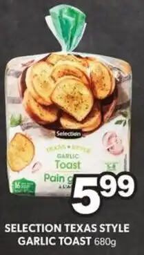 Colemans Selection texas style garlic toast offer