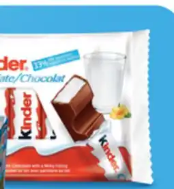 Walmart Kinder Chocolate 6-pack or Kinder Surprises 3-pack offer
