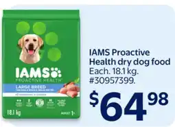 Walmart IAMS Proactive Health Dry Dog Food offer