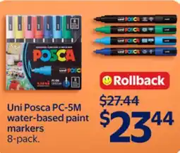 Walmart Uni Posca PC-5M water-based paint markers offer