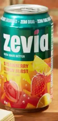 Walmart Zevia Strawberry Lemon Burst soda offer