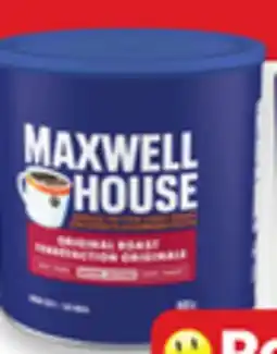 Walmart Maxwell House ground coffee offer