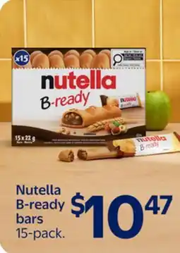 Walmart Nutella B-ready bars offer