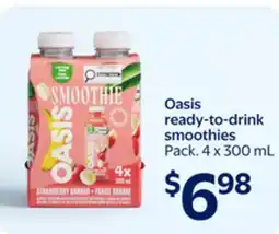 Walmart Oasis ready-to-drink smoothies offer