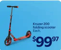 Walmart Kruzer 200 folding scooter offer