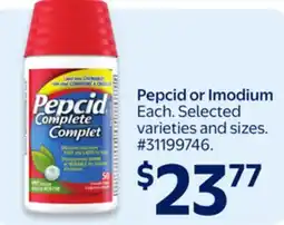 Walmart Pepcid or Imodium offer