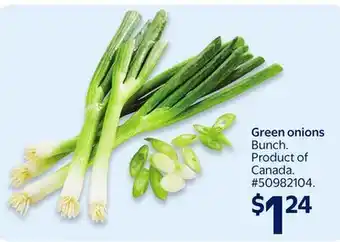 Walmart Green onions offer
