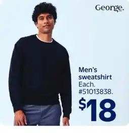 Walmart Men's sweatshirt offer