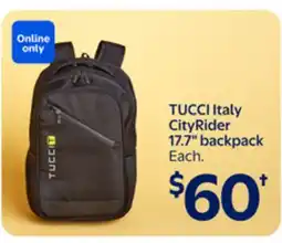 Walmart TUCCI Italy CityRider 17.7 backpack offer