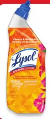 Walmart Lysol toilet bowl cleaner offer