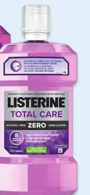 Walmart Listerine Total Care mouthwash offer