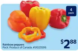 Walmart Rainbow peppers offer