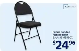 Walmart Fabric Padded Folding Chair offer