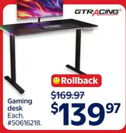 Walmart Gaming desk offer