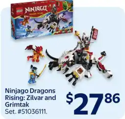 Walmart Ninjago-Dragons Rising-Zilvar And Grimtak offer