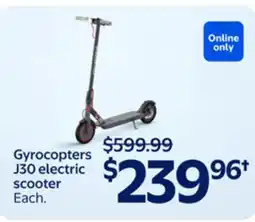 Walmart Gyrocopters J30 electric scooter offer