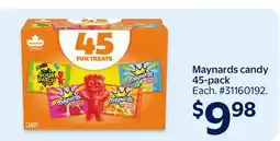 Walmart Maynards candy 45-pack offer