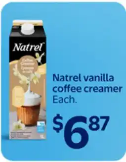 Walmart Natrel vanilla Coffee creamer offer