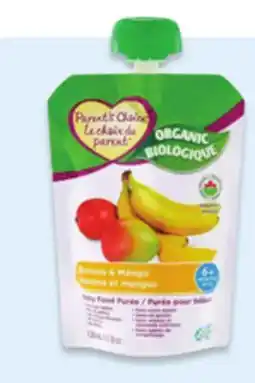 Walmart Parent's Choice organic baby food purée offer