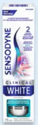 Walmart Sensodyne Clinical White enamel strengthening toothpaste offer