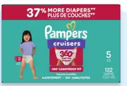 Walmart Pampers value pack Swaddlers or Cruisers 360° diapers offer