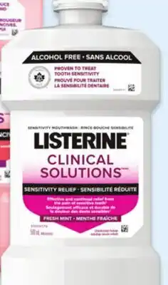 Walmart Listerine Clinical Solutions mouthwash offer