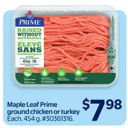 Walmart Maple Leaf Prime ground chicken offer
