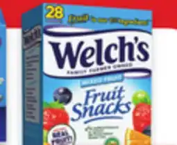 Walmart Welch's fruit snacks offer