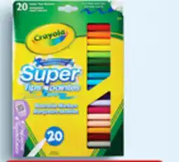 Walmart Crayola 64ct Crayons or Crayola 20ct washable Super Tips markers offer