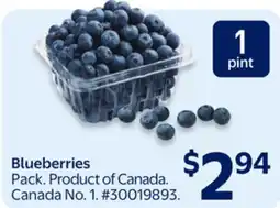 Walmart Blueberries offer
