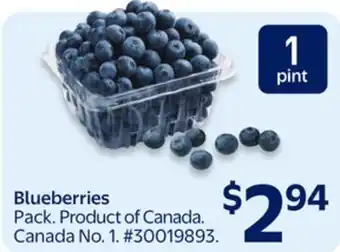 Walmart Blueberries offer