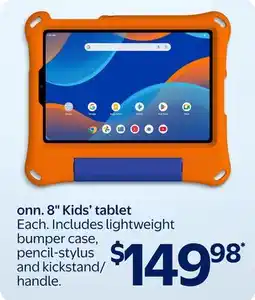 Walmart onn. 8 Kids' tablet offer