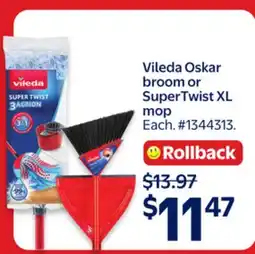Walmart Vileda Oskar broom offer