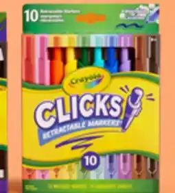 Walmart Crayola Clicks retractable markers offer