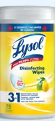 Walmart Lysol wipes offer