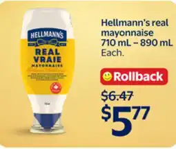 Walmart Hellmann's real mayonnaise offer