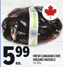 Metro FRESH CANADIAN COVE ORGANIC MUSSELS offer