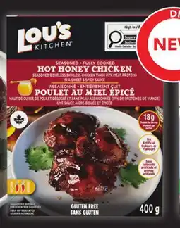 Metro LOU'S KITCHEN FULLY COOKED CHICKEN ENTRÉES offer