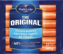 Metro MAPLE LODGE CHICKEN WIENERS OR ZABIHA HALAL offer