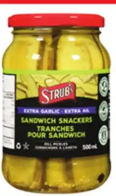 Metro STRUB'S PICKLES offer