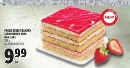 Metro FRONT STREET BAKERY STRAWBERRY MINI BAR CAKE offer