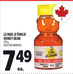 Metro LE MIEL D'ÉMILIE HONEY BEAR offer