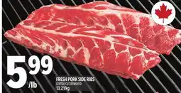 Metro FRESH PORK SIDE RIBS offer